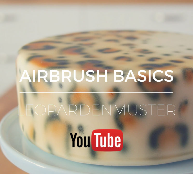 Airbrush Basics Leopardenmuster ohne Hilfsmittel brushen