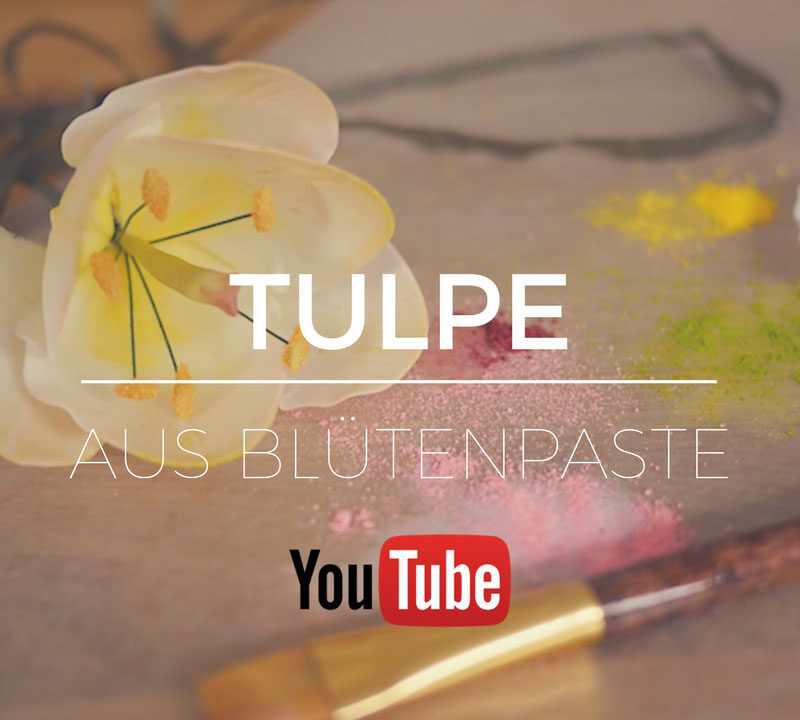 Tulpen aus Blütenpaste