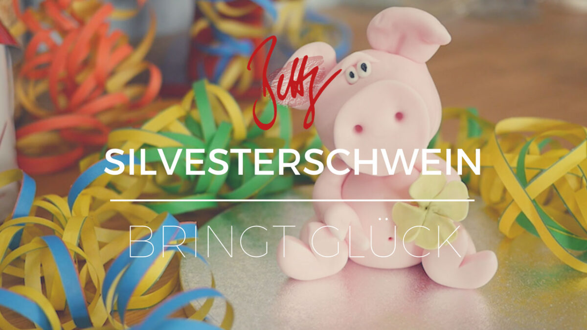 Silvesterschwein bringt Glück - Glücksschwein nach 1-2-3 Methode by Bettys Sugar Dreams