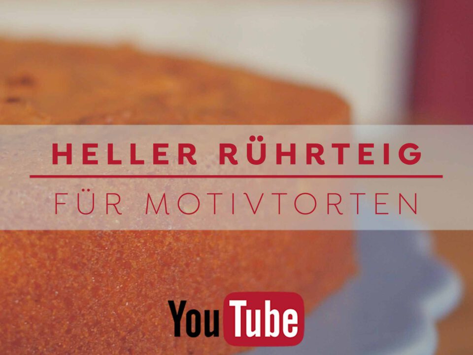 Heller Rührteig für Motivtorten - Grundlagen - Basic-Rezept