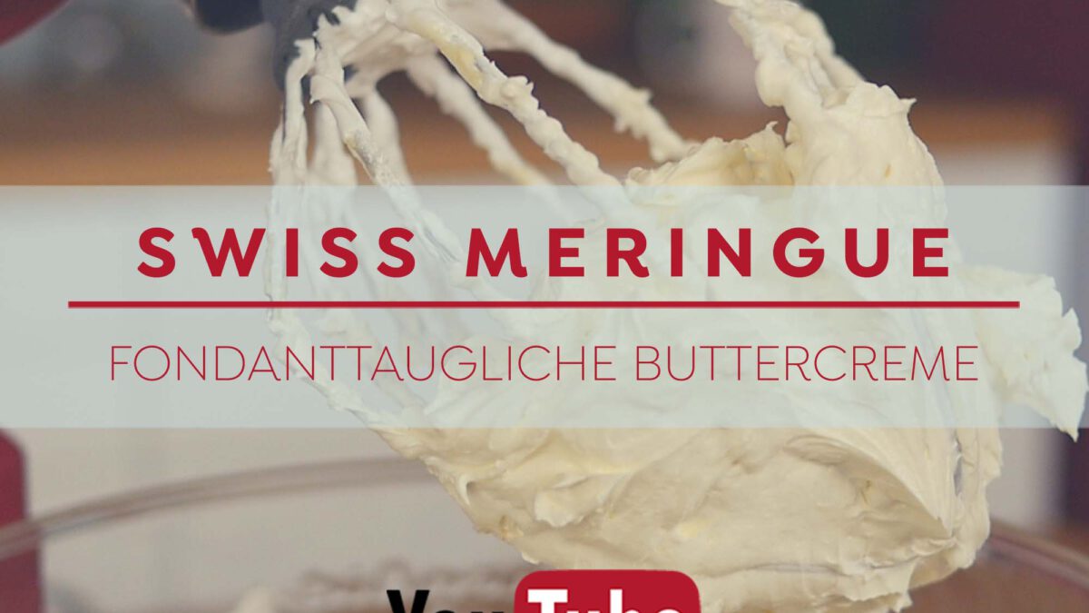 Swiss Meringue - Fondanttaugliche Buttercreme