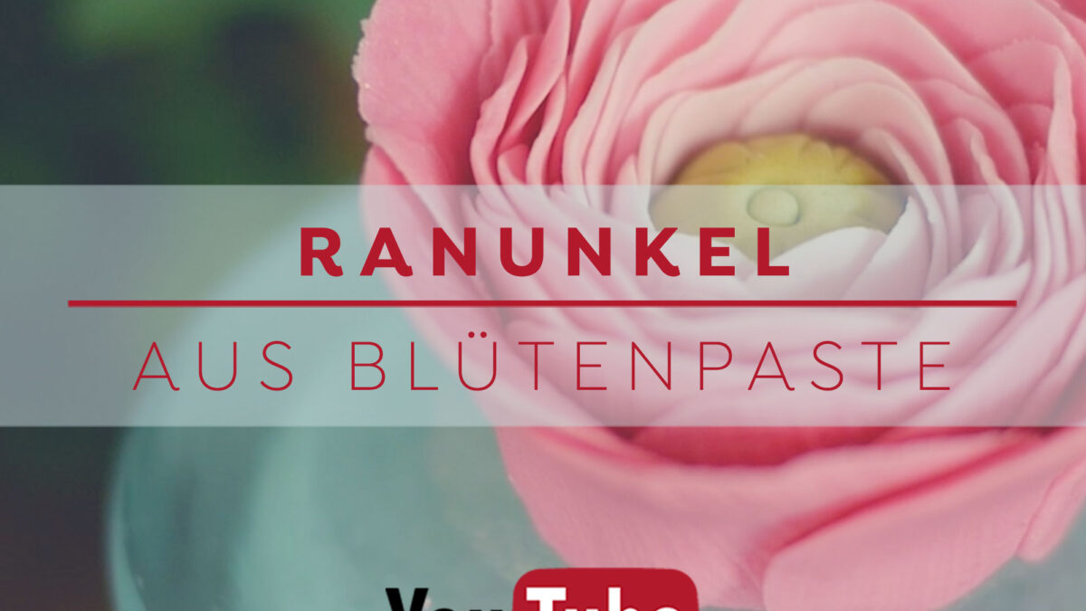 Ranunkel aus Blütenpaste