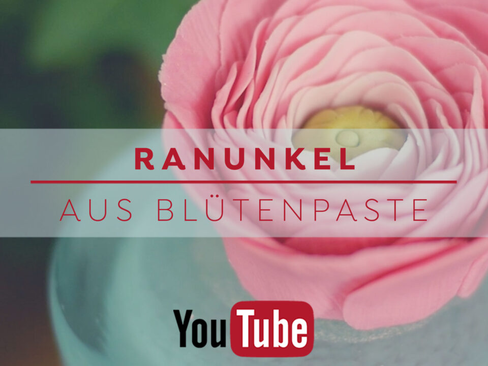 Ranunkel aus Blütenpaste