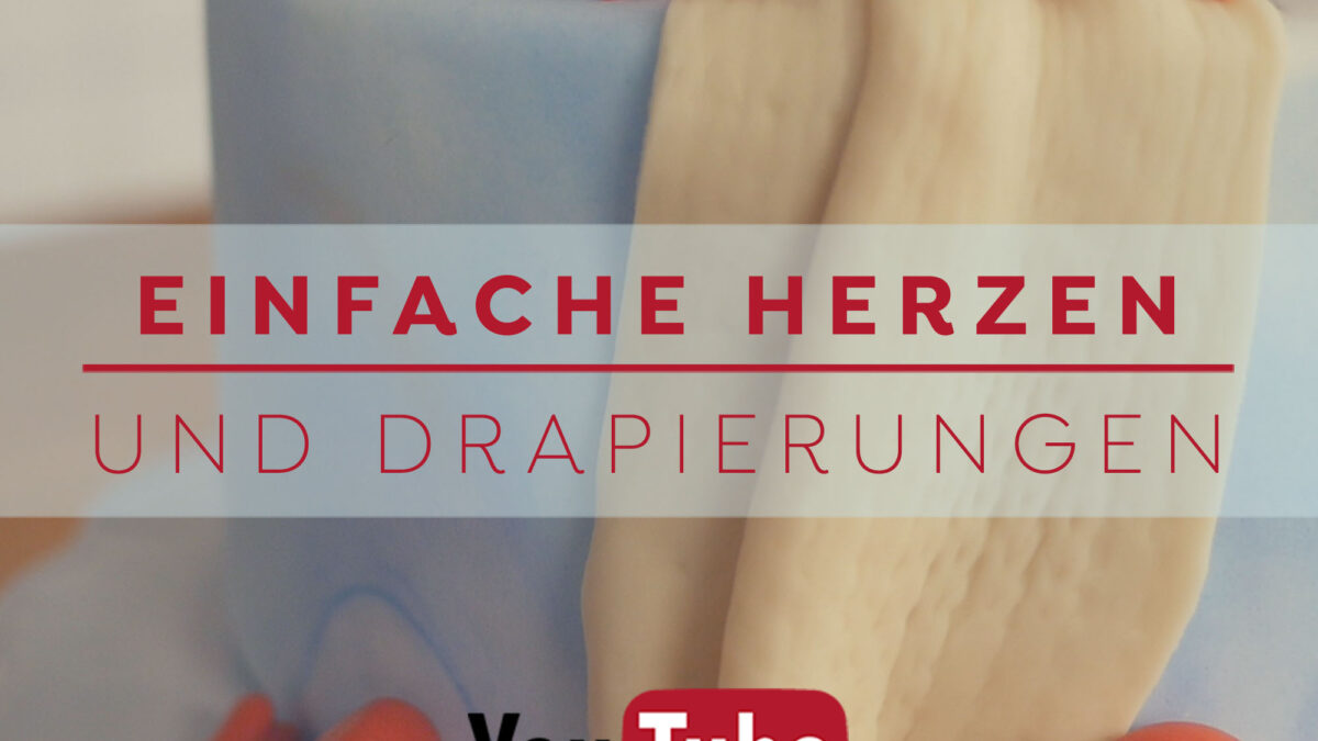 Einfache Herzen und Drapierungen