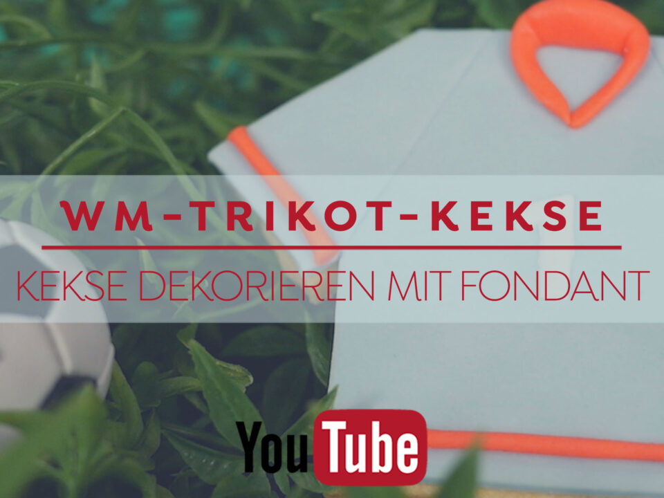 WM Trikot Kekse - Kekse dekorieren mit Fondant