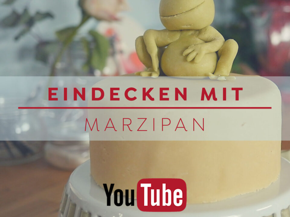 Eindecken mit Marzipan - eine leckere Alternative zum Eindecken mit Fondant