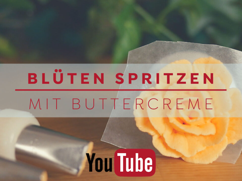 Blüten spritzen mit Buttercreme